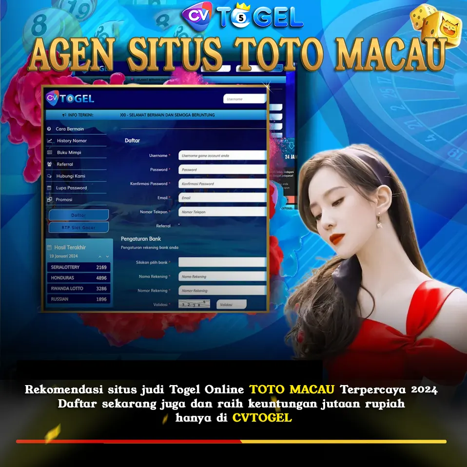 CVTOGEL - Daftar Agen Toto Macau 4D Terpercaya 2024 Di Indonesia